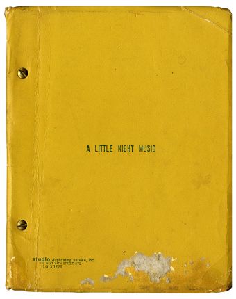 LITTLE NIGHT MUSIC, A (Mar 5, 1973) Theatre script playing version by Stephen Sondheim, Hugh Wheeler