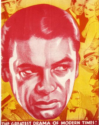 SCARFACE (1932) Promotional flyer