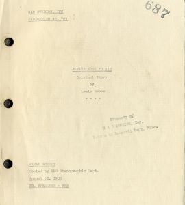 FLYING DOWN TO RIO (Aug 25, 1933) Final film script