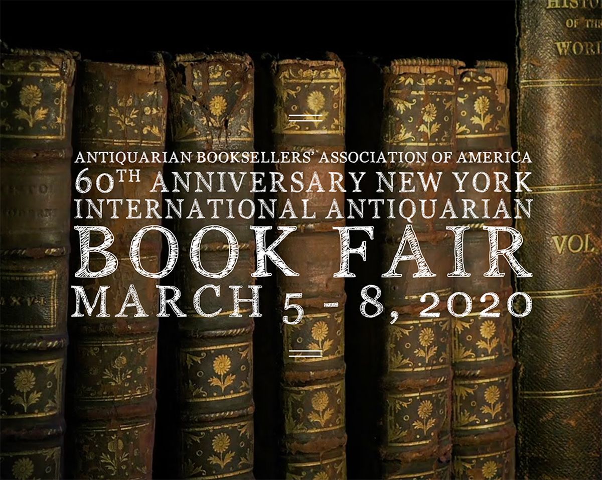 2020 New York International Antiquarian Book Fair
