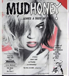 Russ Meyer (director) MUDHONEY (1965) One sheet poster style "pink"