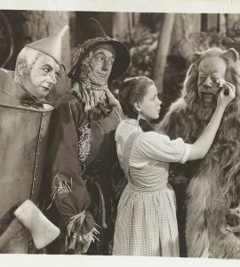 WIZARD OF OZ, THE (1939) Dorothy meets the Cowardly Lion