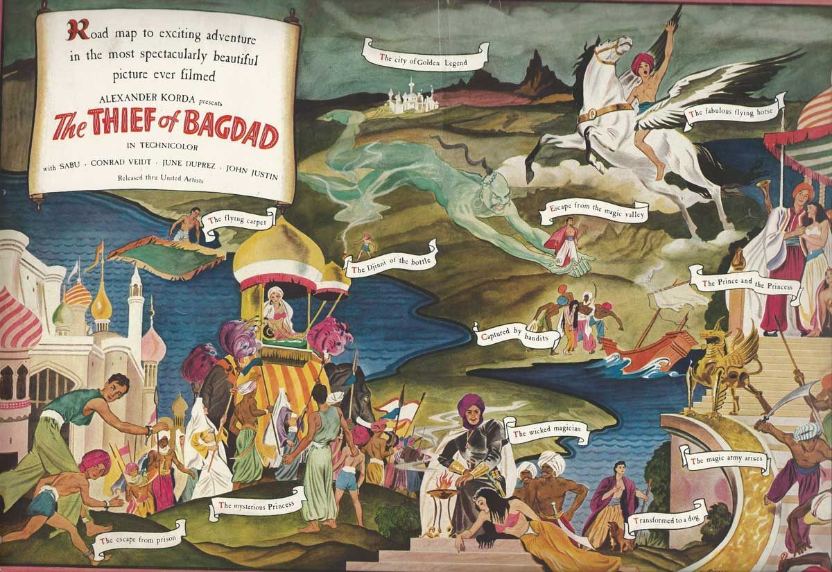 Thief of Bagdad promotional brochure cover