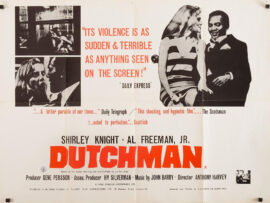 DUTCHMAN (1967) UK quad poster