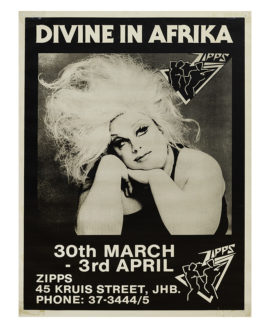 DIVINE IN AFRIKA (ca 1983) Poster