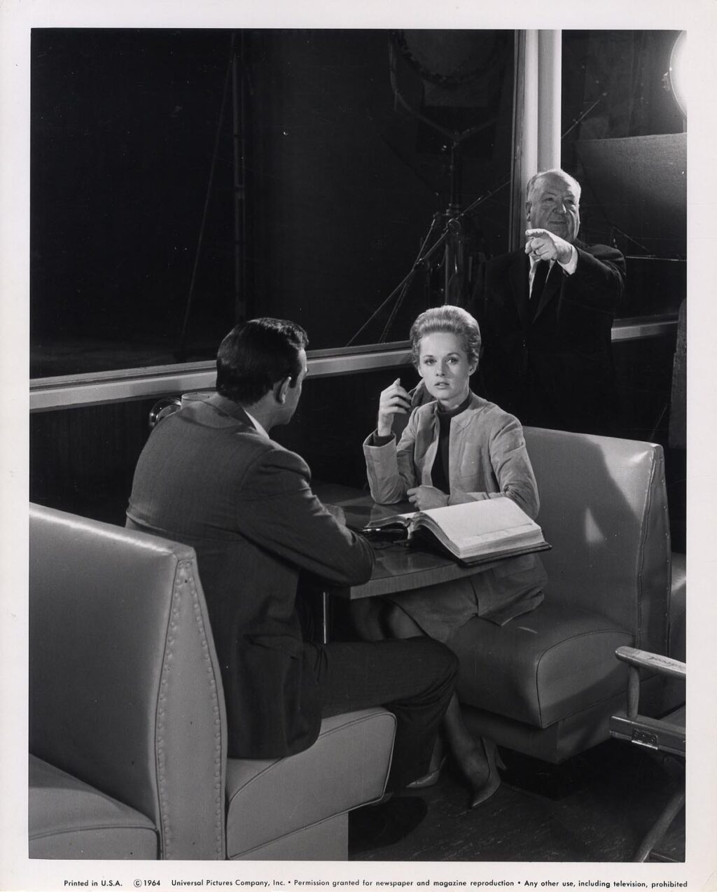 MARNIE (1964) / HITCHCOCK ON SET