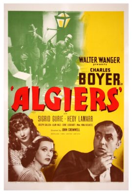 ALGIERS (1938) One sheet poster