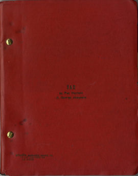 ANDY WARHOL’S BAD (1977) Vintage original script