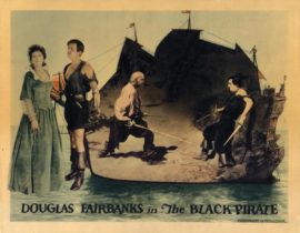 BLACK PIRATE, THE (1926) Lobby card