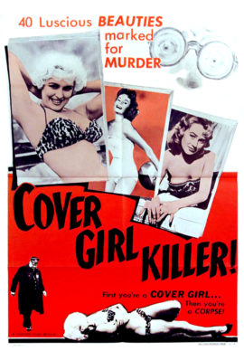 COVER GIRL KILLER (1960 US-release) One sheet poster