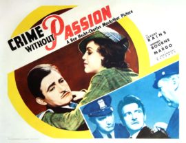 CRIME WITHOUT PASSION (1934)