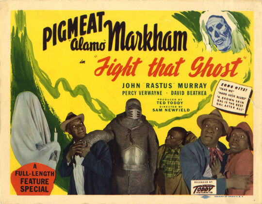 FIGHT THAT GHOST (1946) Title lobby card