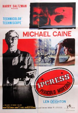 IPCRESS FILE, THE [IPCRESS] (1965) Italian due foglio poster