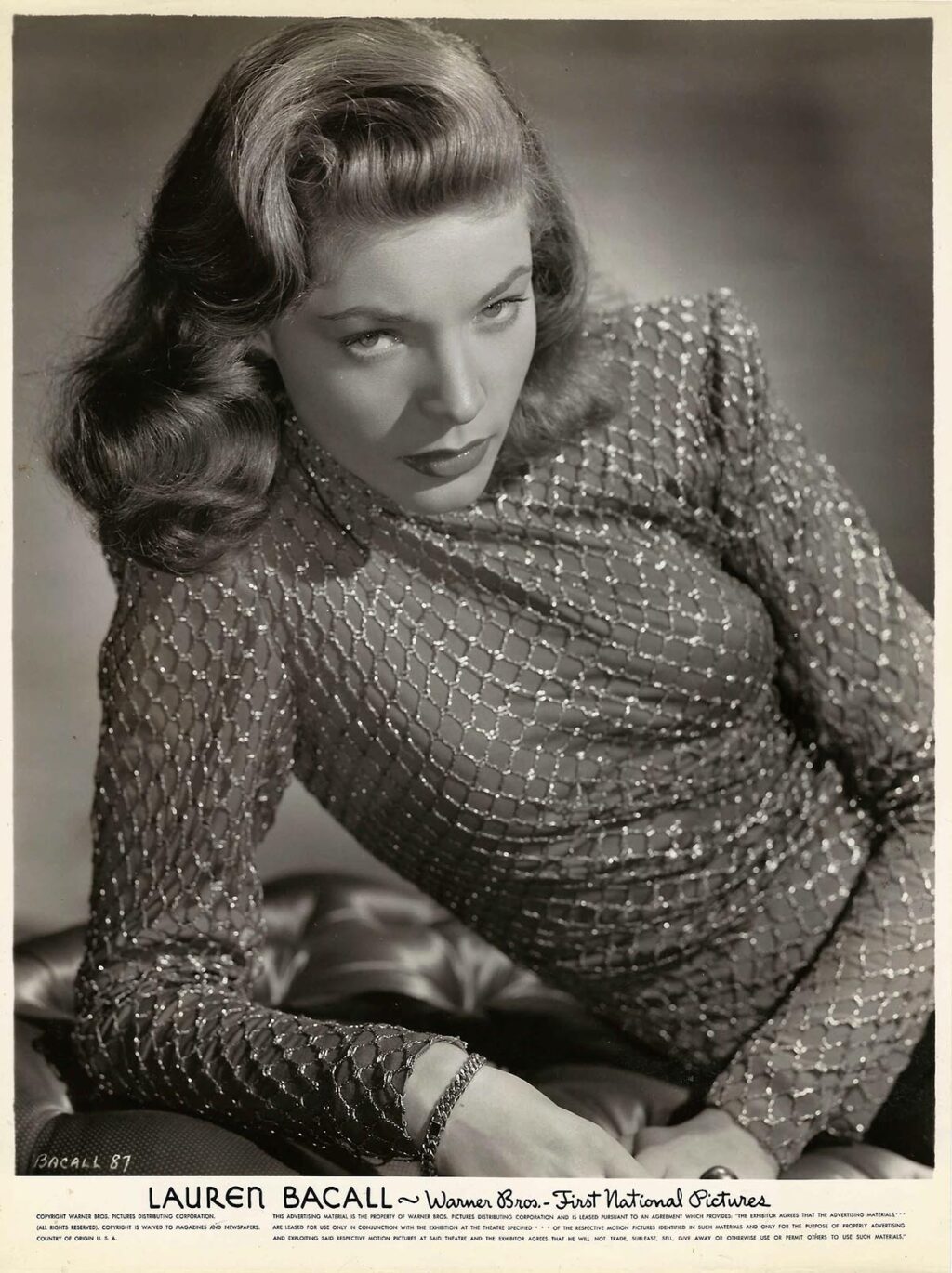 LAUREN BACALL (ca. 1944)