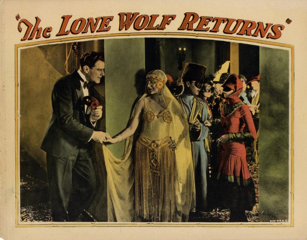 LONE WOLF RETURNS, THE (1926) Lobby card - WalterFilm
