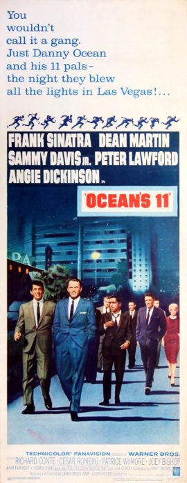 OCEAN'S 11 (1960) Insert poster