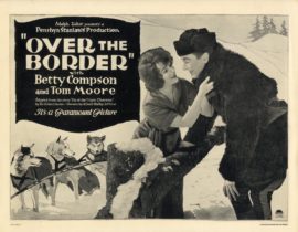 OVER THE BORDER (1922) Title lobby card