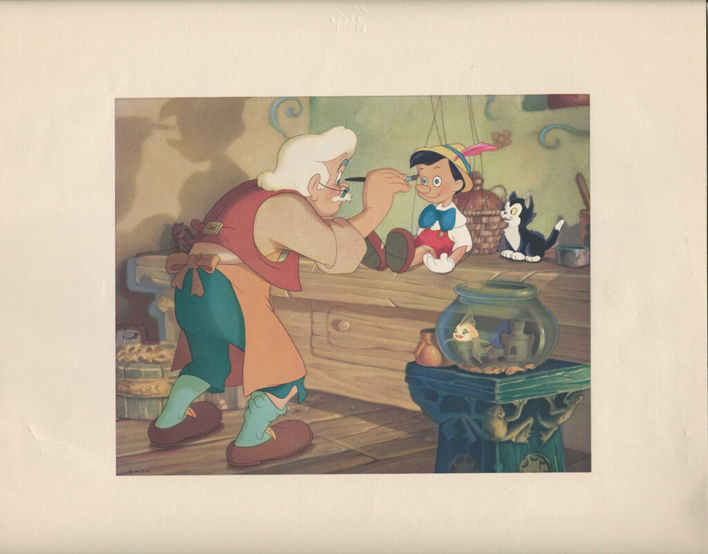 PINOCCHIO SPECIAL LITHO PRINT (1940)
