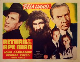 RETURN OF THE APE MAN (1944)