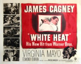 WHITE HEAT (1949) Half sheet poster