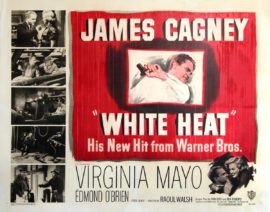 WHITE HEAT (1949) Half sheet poster