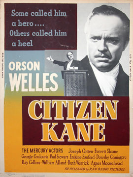 CITIZEN KANE (1941; 1956 re-issue) 30 x 40 poster