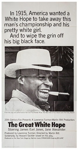 GREAT WHITE HOPE, THE (1970) Three-sheet poster
