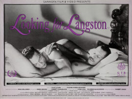 LOOKING FOR LANGSTON (1989) UK quad poster