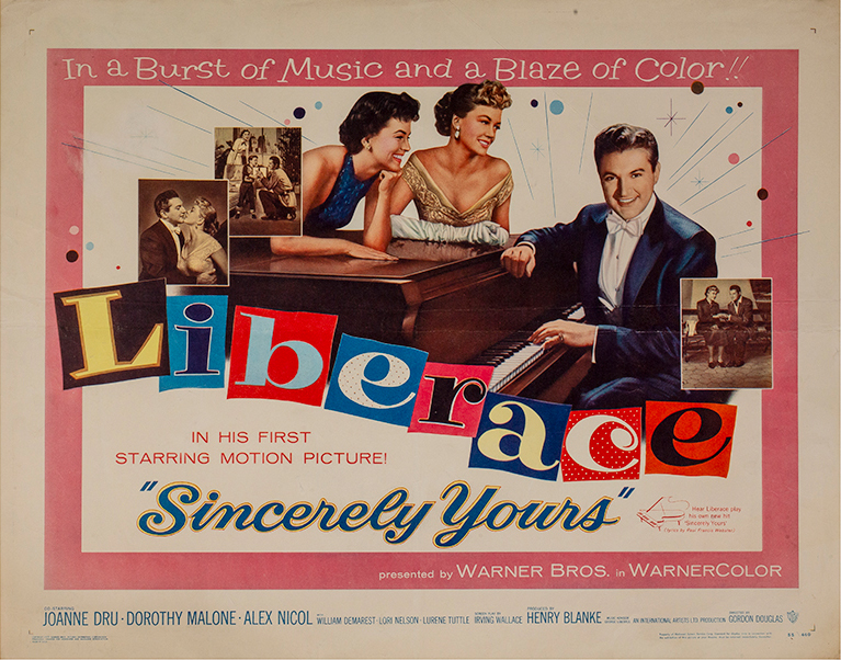 SINCERELY YOURS (1955) Vintage original Half Sheet Poster ...