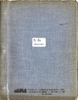 THE FOX (1967) film script adapted from D.H. Lawrence