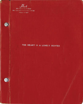 THE HEART IS A LONELY HUNTER (1968) film script & photo archive