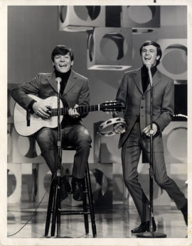 PETER ALLEN [ca. 1967] Photo of early TV appearance as The Allen Brothers