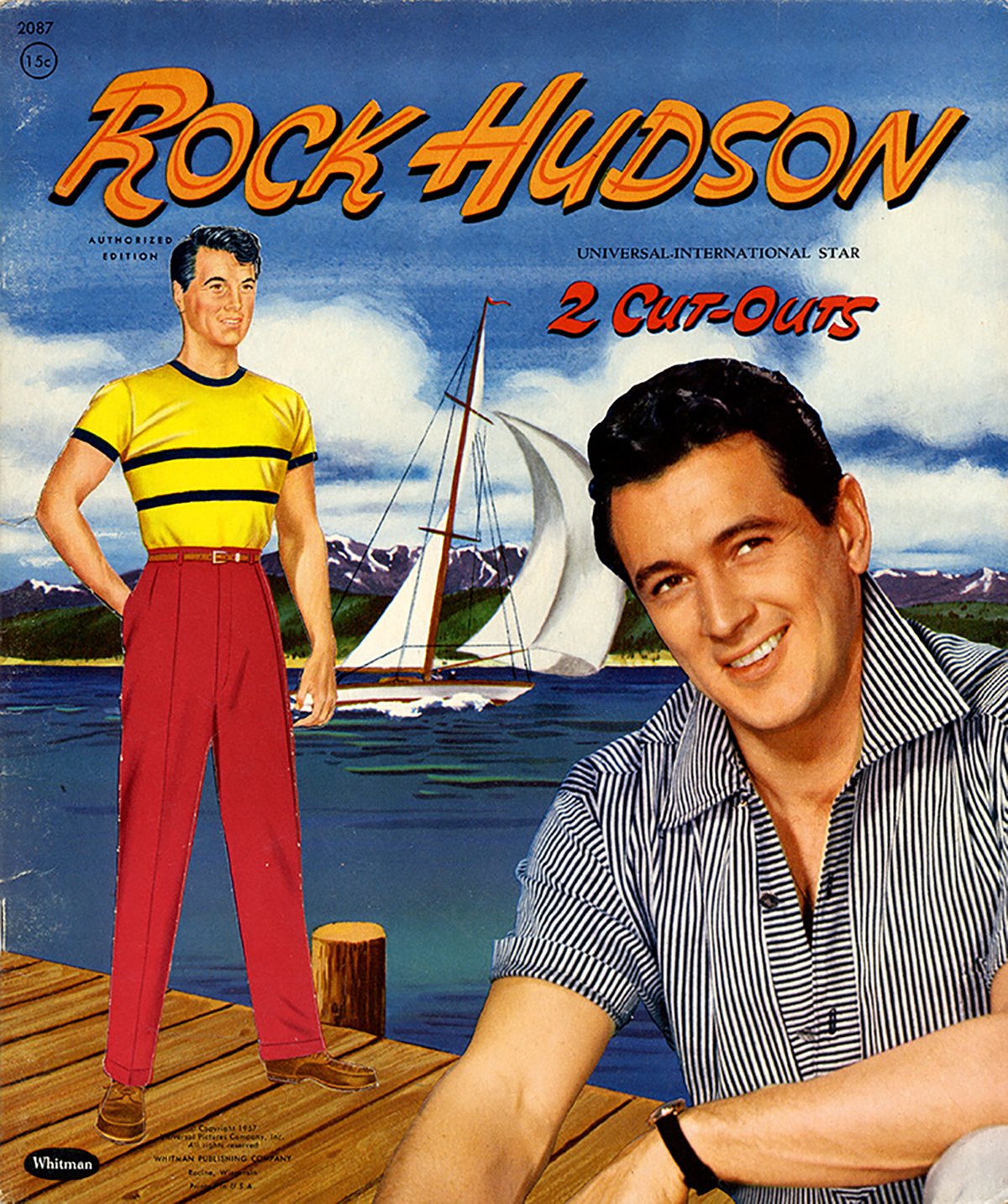 FIVE GAY ACTORS IN MID-CENTURY HOLLYWOOD WalterFilm.com - Rock Hudson CutOut 