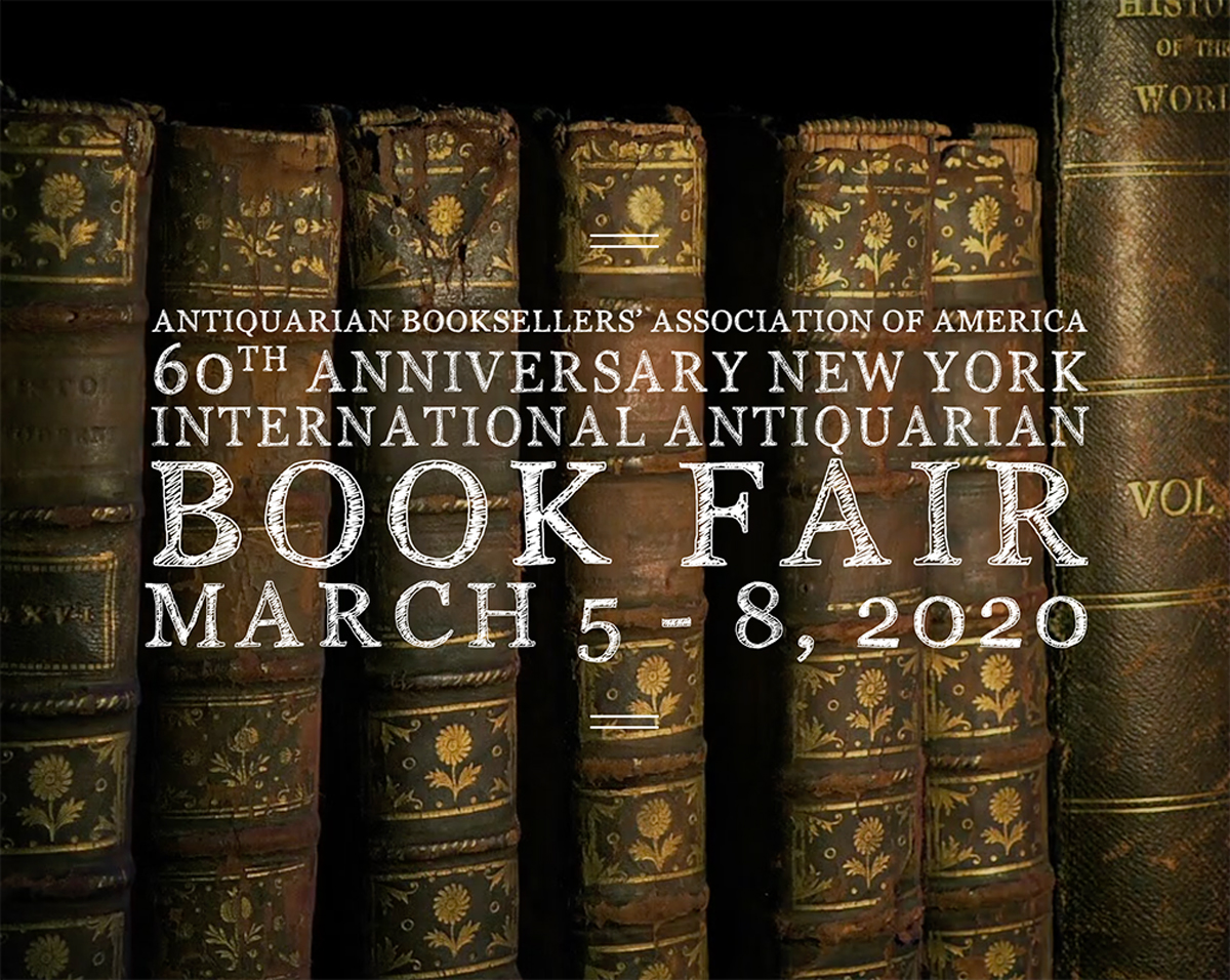 2020 New York International Antiquarian Book Fair