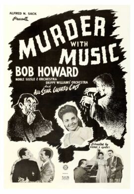 MURDER WITH MUSIC (1948) One sheet poster