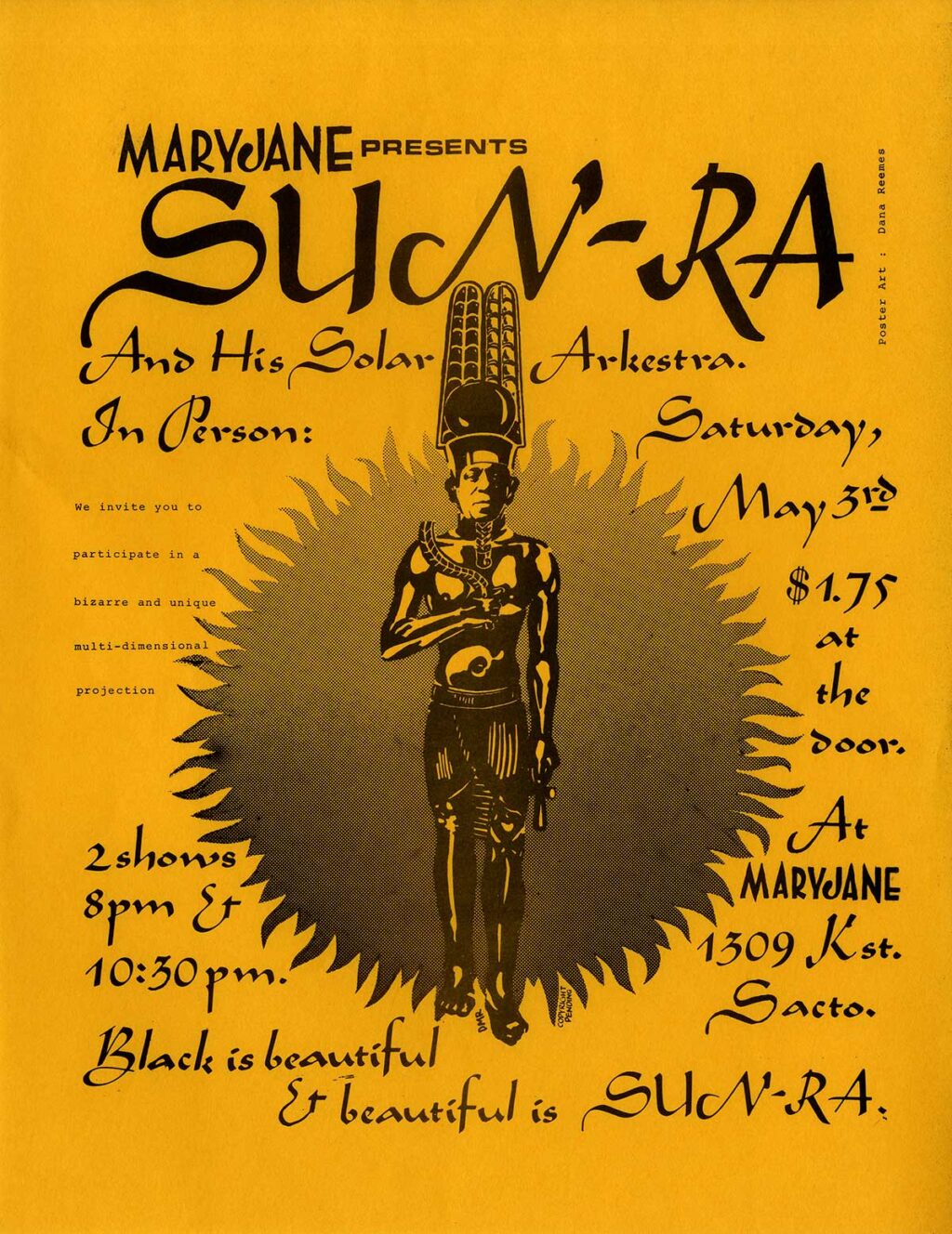 SUN RA Maryjane Presents Sun-Ra and his Solar Arkestra Sacramento [1969]
