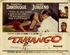 TAMANGO (1959 US-release) Lobby card set ft. Dorothy Dandridge