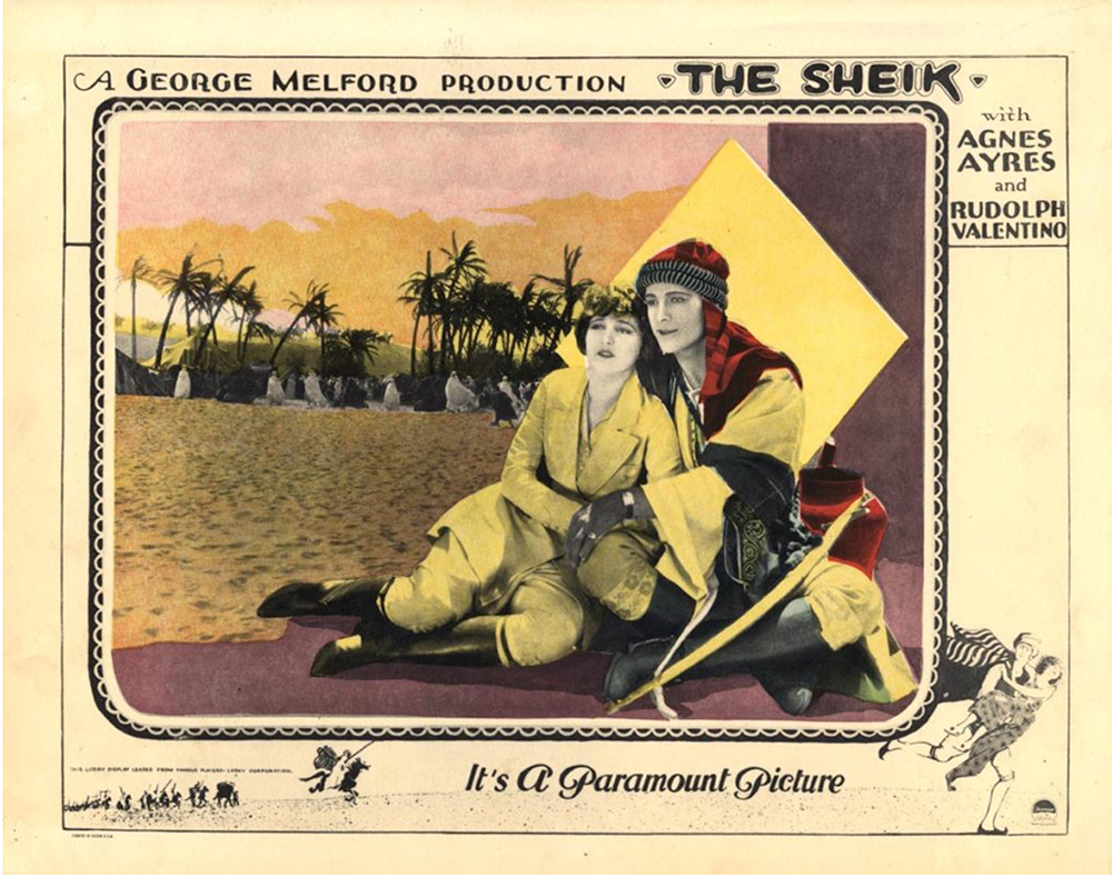 Rudolph[h Valentino & Vilma Banki in "The Sheik"