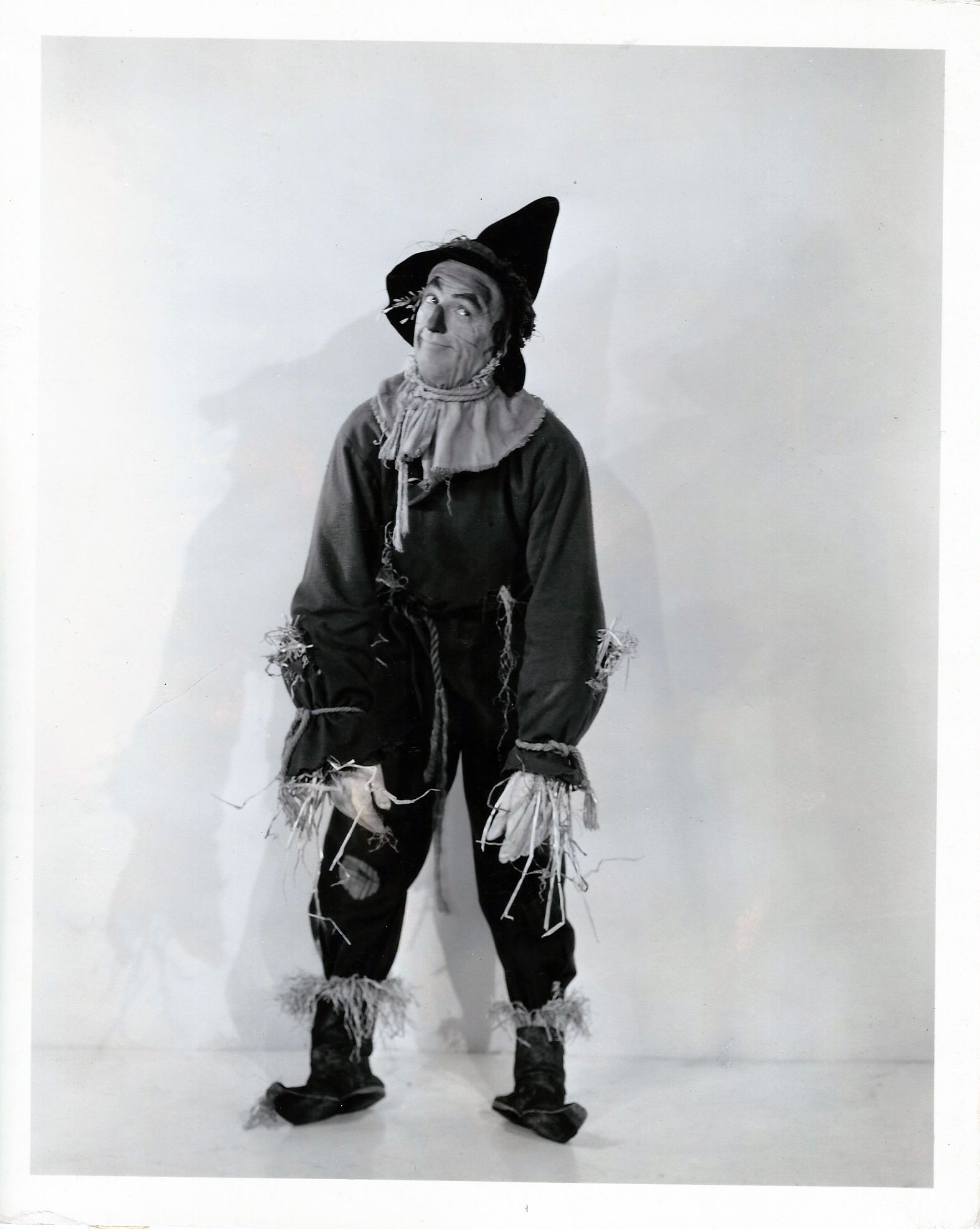 8x10 Print Ray Bolger Wizard of Oz 1939 Scarecrow Wardrobe Test Candid #RB01 