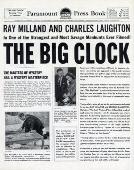 BIG CLOCK, THE (1948) Pressbook