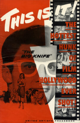 BIG KNIFE, THE (1955) Pressbook