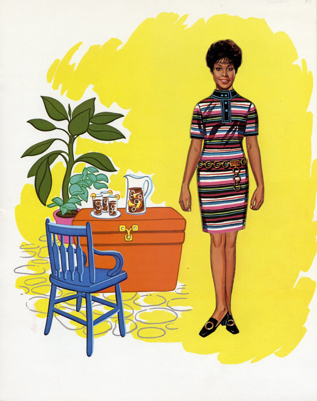 DIAHANN CARROLL / JULIA (1968) Paper doll book