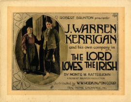LORD LOVES THE IRISH, THE (1919) Title lobby card