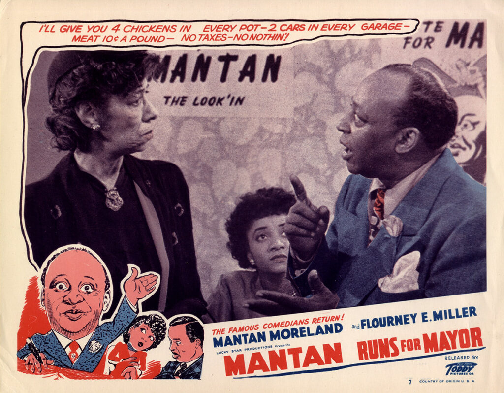 MANTAN RUNS FOR MAYOR (1946) Set of 5 lobby cards - Image 3