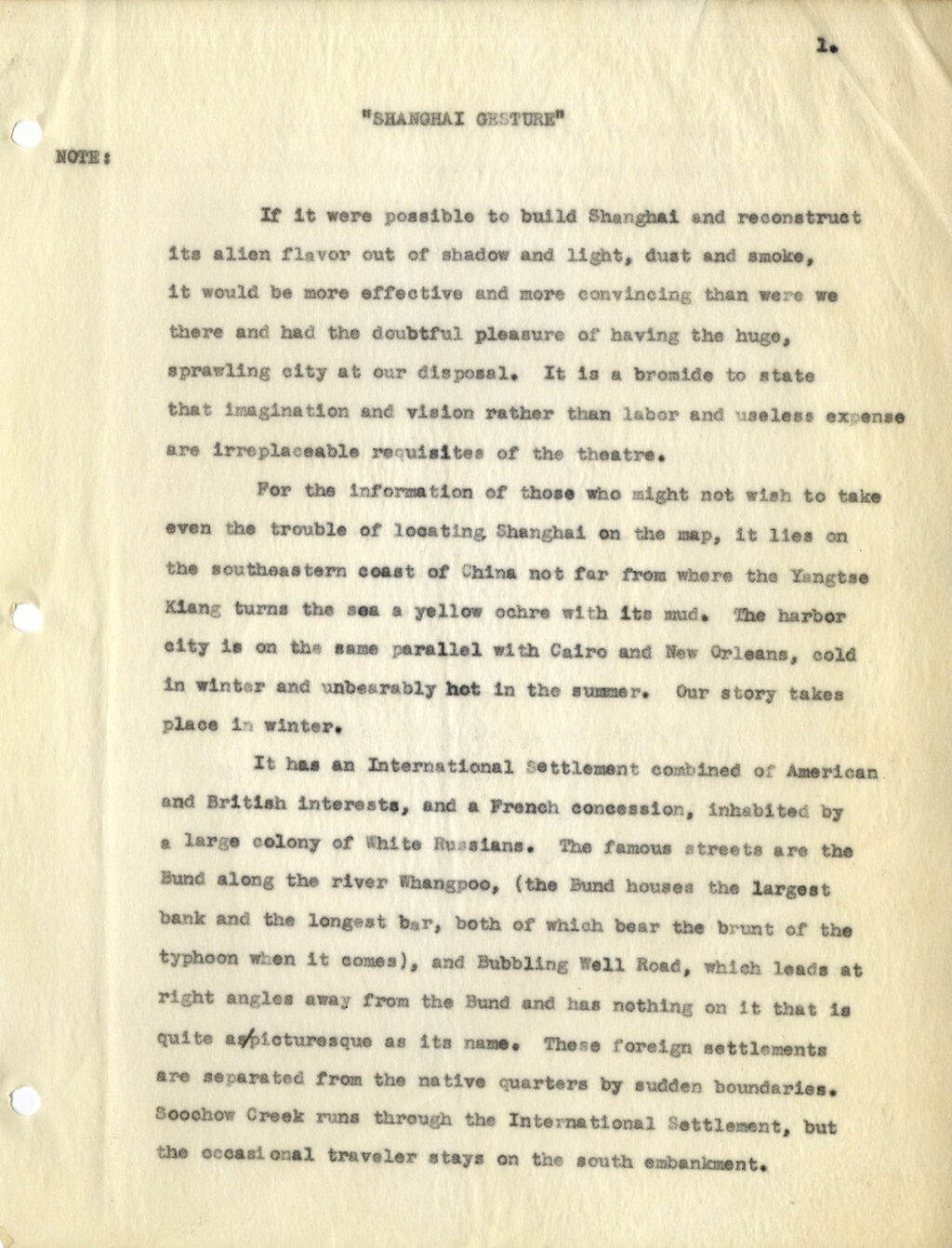 SHANGHAI GESTURE, THE (1941) Film script adapted from the play by John Colton - Image 6