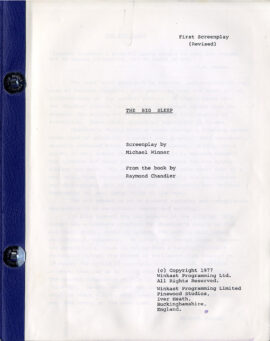 BIG SLEEP, THE (1977) Rev First screenplay by Michael Winner