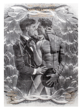 THE SAINT AT LARGE Presents NEW YEAR'S EVE (Dec 31, 1991) Event poster / Designed by Jim Weidinger