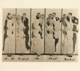 CAROLE LOMBARD, GEORGE RAFT (1934) Dance demonstration photo