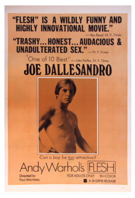 ANDY WARHOL'S FLESH (1968) One sheet poster