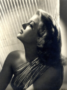 ANGELA LANSBURY (ca. 1945) Oversize glamour portrait